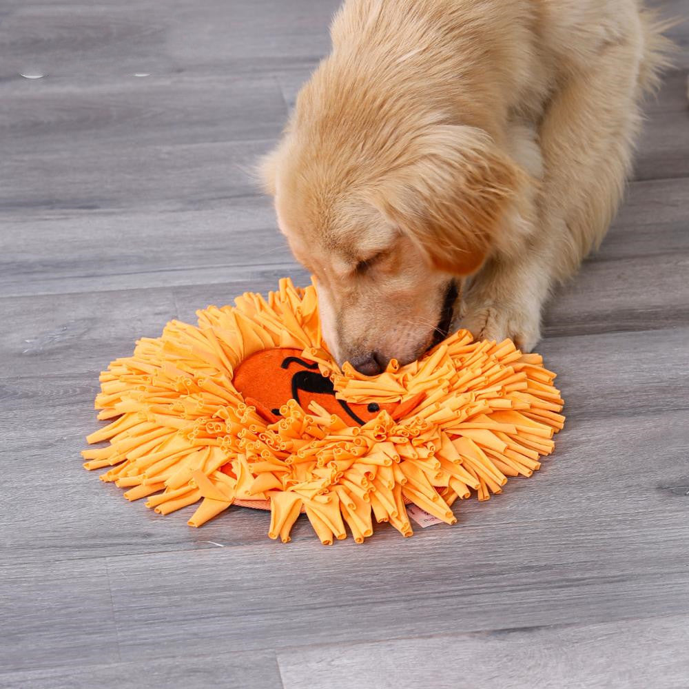 16in Lion Head Dog Snuffle Mat