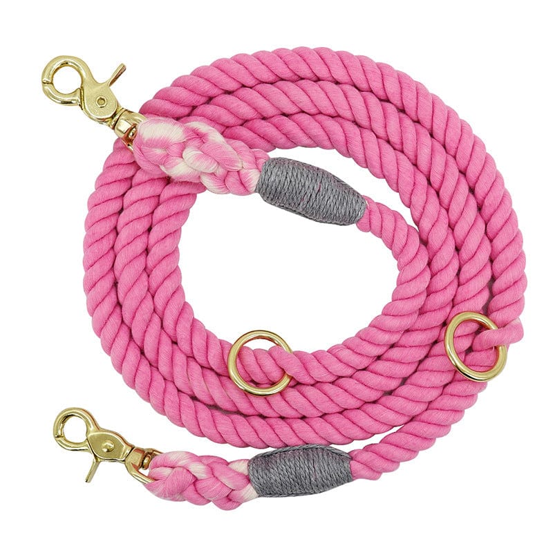 5ft Multi-color cotton pet long leash dog leash