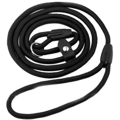 Black / 0.6cmx130cm Nylon Solid Color Dog Leash Chain