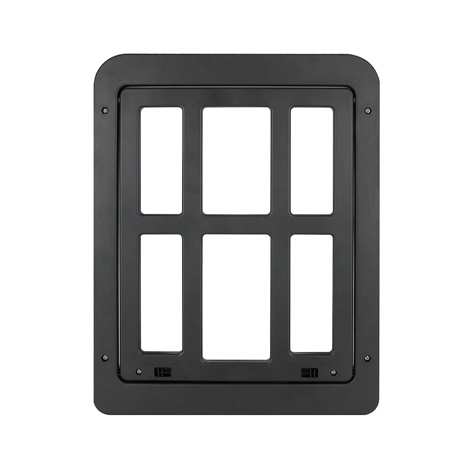 Black Dog Cat Door Hole Mosquito Screen Window Door