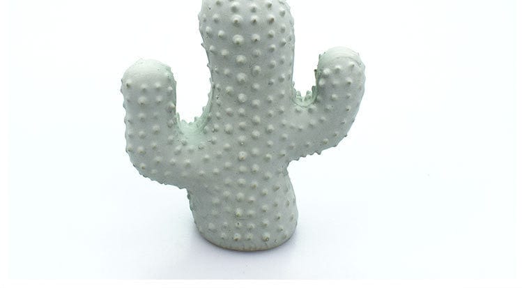 Bluish Gray Cactus Barbed Latex Toyes Dog Molar Teeth Cleaning