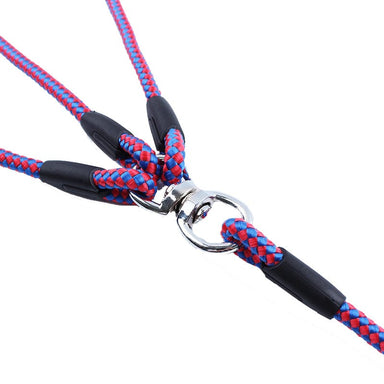 Dual Color 3 Way Adjustable Dog Rope leash