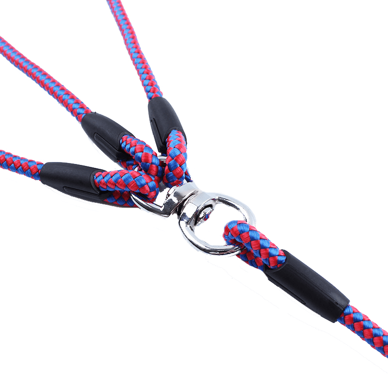 Dual Color 3 Way Adjustable Dog Rope leash