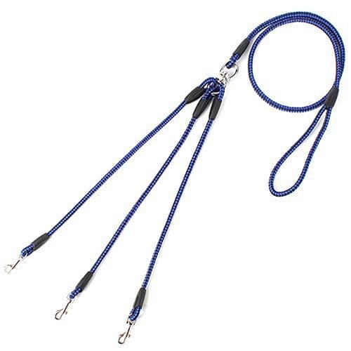 Dual Color 3 Way Adjustable Dog Rope leash
