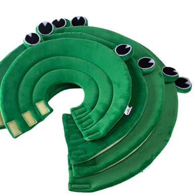 Eliza Circle Cartoon Frog Dog Head Collar