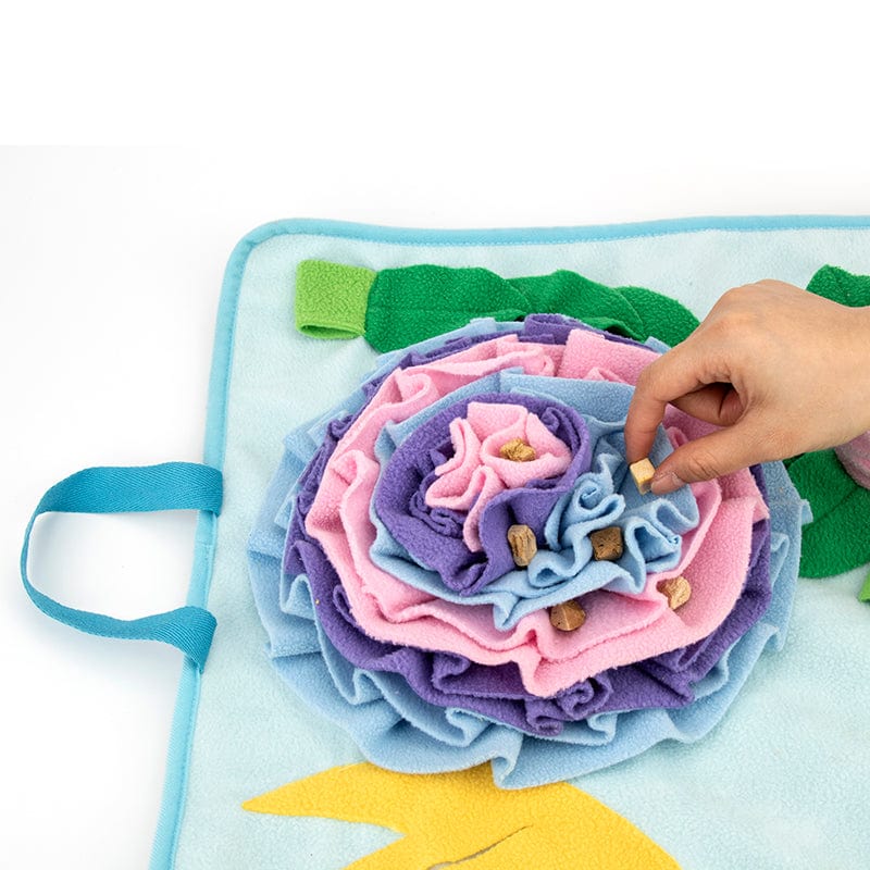 Garden snuffle mat Pet Snuffle Mat For Dogs Sniff Mat Nosework Feeding Mat Slow Feeder Interactive Dog Puzzle Toys For Training And Stress Relief Encourages Natural Foraging Skills
