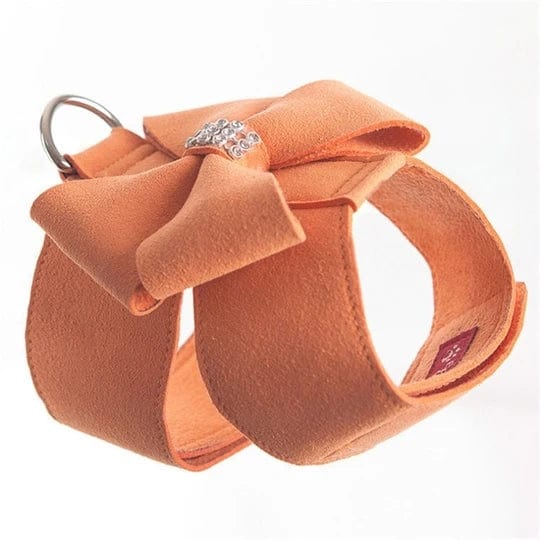 Orange / M Bling Rhinestone Harness