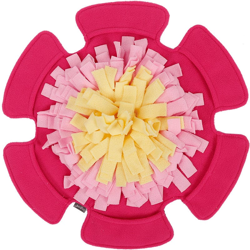 Rose Red Flower type sniffing pet mat