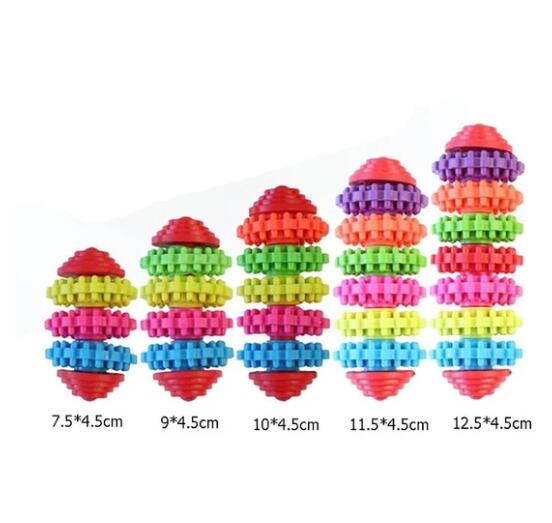 Seven color Colorful swivel pet toy dog molar