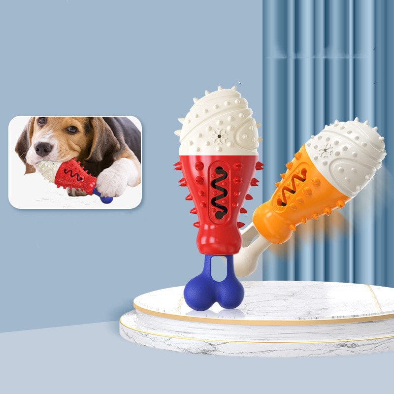 Turkey Leg Shape Cleaning Dog Toothbrush Molar Toy
