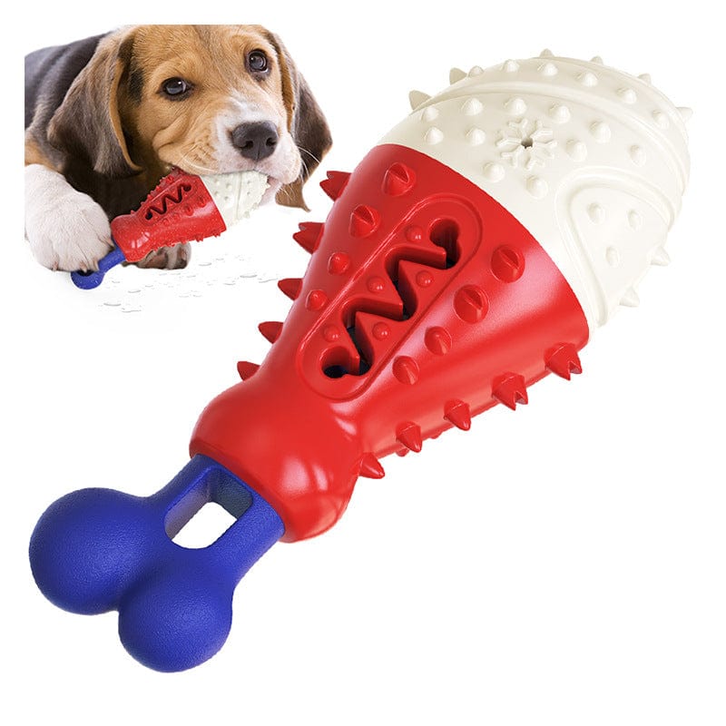 Turkey Leg Shape Cleaning Dog Toothbrush Molar Toy