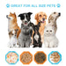 Pet 4 In 1 Silicone Slow Food Bowl With Suction Pad