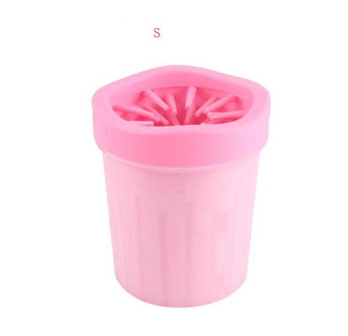 Pink B / S Silicone Dog Paw Washer Cup