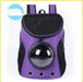 Purple A Large-capacity Pet Space Capsule Cat And Dog Outdoor Strap Backpack